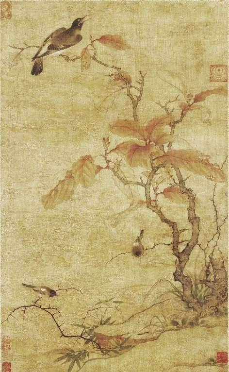 北宋画家崔白的作品:引领清风入画屏