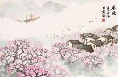 宋词鉴赏之行香子·树绕村庄,其表达了作者什么情感?