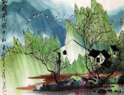 陆游所作的《游山西村》,抒发诗人对于家乡自然风光地赞美
