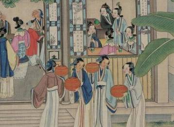 红楼梦中贾母藕香榭刘姥姥为何会在?她的酒令是什么