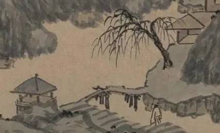 王维《桃源行》:此诗能与散文《桃花源记》并传于世