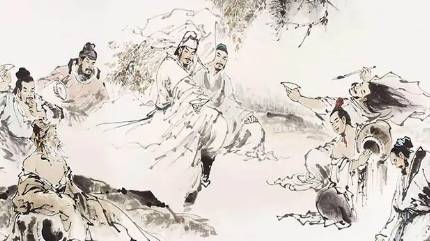杜甫为了写八个同时代的酒仙,遂作《饮中八仙歌》