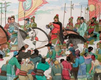 说岳全传第七十二回:黑蛮龙提兵祭岳坟,秦丞相嚼舌归阴府