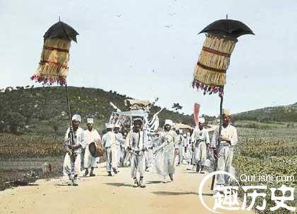 老照片：旧时期朝鲜人民的生活状态展示