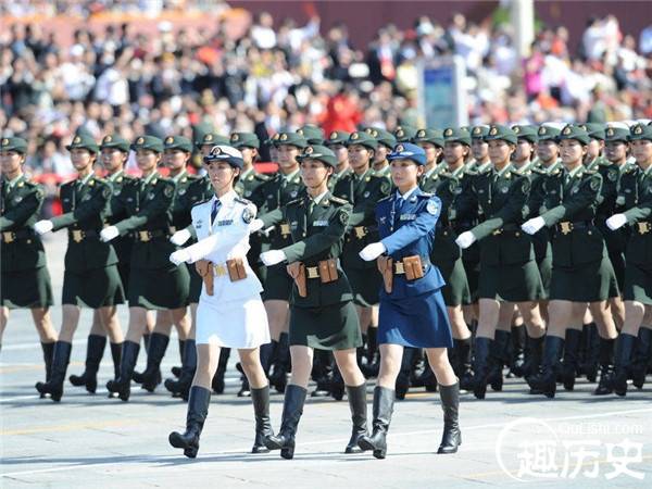 各国女兵方阵谁最美？盘点各国阅兵场上的女兵
