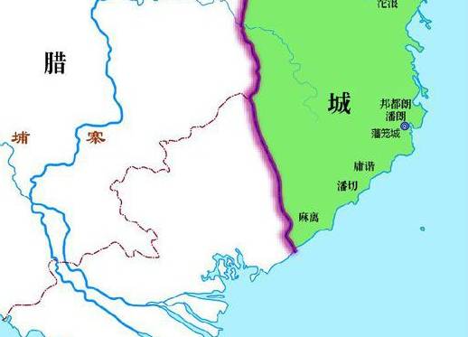 占城:简译占婆国、占波、瞻波,位于中南半岛东南部