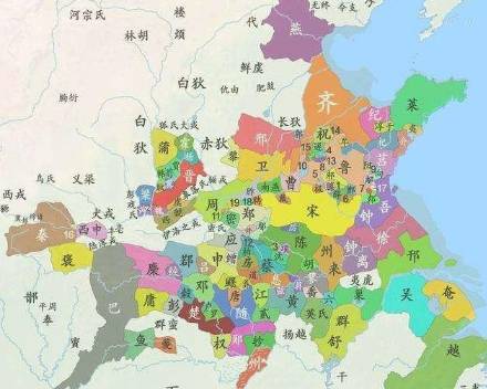 春秋时期的国家有多少个呢 哪些才是一流的强国呢