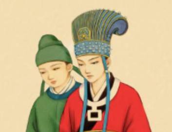 宋朝官服上那个白色项圈湿干什么的?有什么作用?