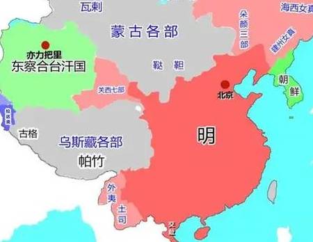 明朝不割地不赔款的 明朝领土为什么越来越小