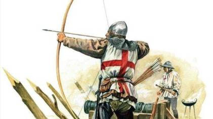 英格兰长弓：百年战争中的传奇兵器，英国弓箭手的主战武器